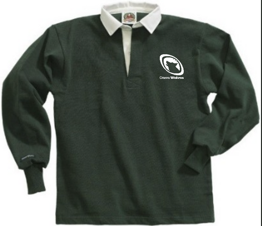 OTTAWA WOLVES RUGBY BARBARIAN RUGBY SHIRTS WITH EMBROIDERED LOGO
