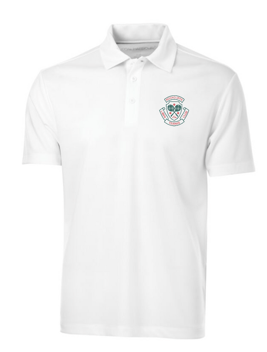 ROCKCLIFFE LAWN TENNIS CLUB EAGLE POLO SHIRT WITH HEAT PRESSED LOGO ON LEFT CHEST