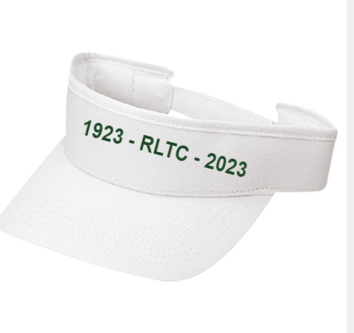 ROCKCLIFFE LAWN TENNIS CLUB VISOR WITH EMBROIDERED FRONT