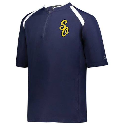 OTTAWA SOUTH LITTLE LEAGUE BASEBALL HOLLAWAY CLUBHOUSE SHORT SLEEVE PULLOVER WITH EMBROIDERED SO LOGO
