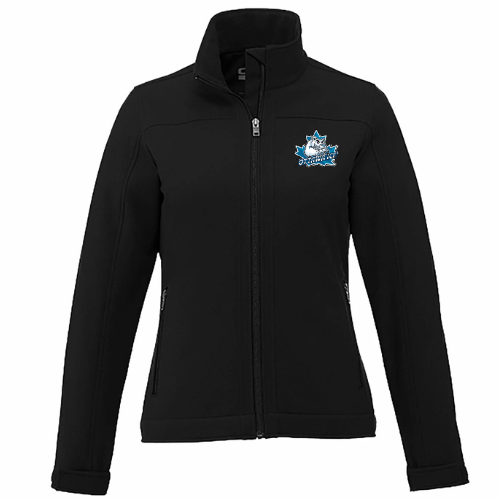 OTTAWA ICE CX2 SOFTSHELL LADIES JACKET WITH EMBROIDERED LEFT CHEST LOGO