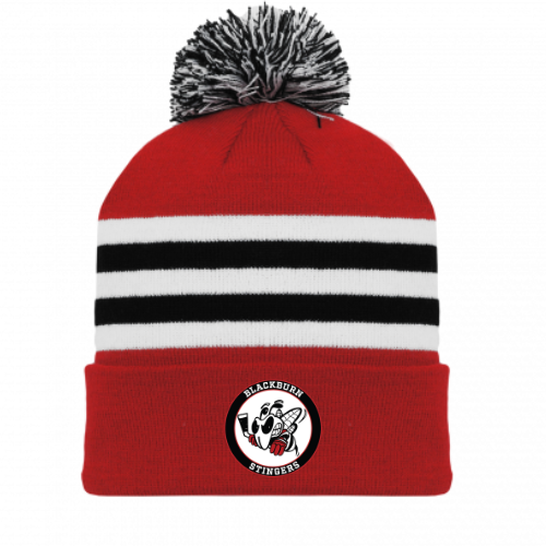 BLACKBURN STINGERS AK POM POM HAT WITH EMBROIDERED LOGO