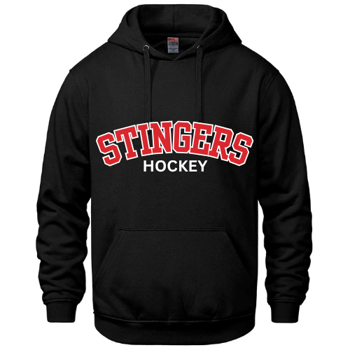 BLACKBURN STINGERS VAULT HOODIE WITH FULL FRONT TWILL APPLIQUE