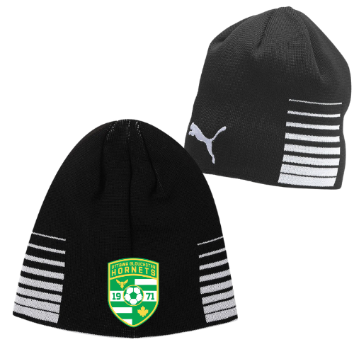 HORNETS PUMA LIGA REVERSIBLE BEANIE WITH LOGO