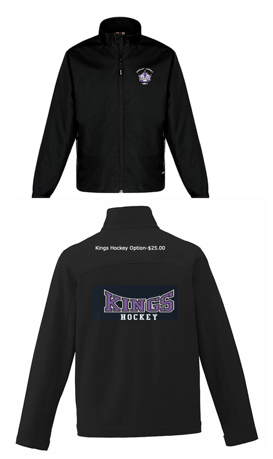 RIDEAU ST LAWRENCE KINGS CX2 LIGHTWEIGHT SOFTSHELL JACKET WITH EMBROIDERED LEFT CHEST LOGO