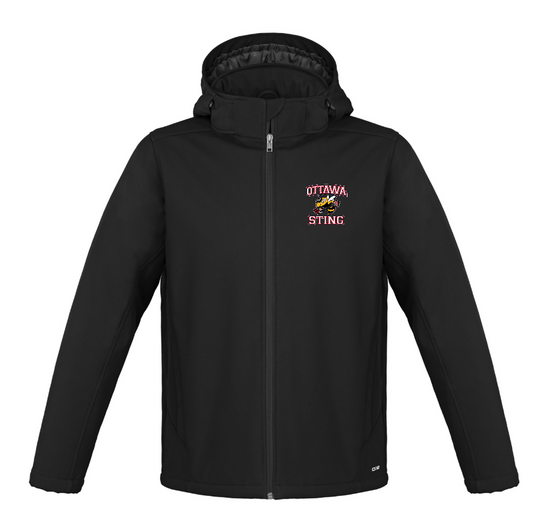 OTTAWA STING HOCKEY CX2 WINTER JACKET- MEN'S W/ REMOVABLE HOOD WITH EMBROIDERED LEFT CHEST LOGO