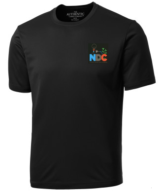 ÉCOLE ÉLÉMENTAIRE CATHOLIQUE NOTRE DAME DES CHAMPS DRYFIT SHORT SLEEVE TEE ADULT WITH HEAT PRESSED LOGO
