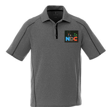 ÉCOLE ÉLÉMENTAIRE CATHOLIQUE NOTRE DAME DES CHAMPS MACTA MENS POLO WITH EMBROIDERED LEFT CHEST LOGO