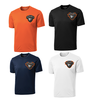 MER BLEUE LOUPS ATC DRYFIT SHORT SLEEVE WITH LEFT CHEST HEAT PRESSED LOGO