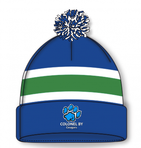 COLONEL BY AK POM POM HAT WITH EMBROIDERED LOGO