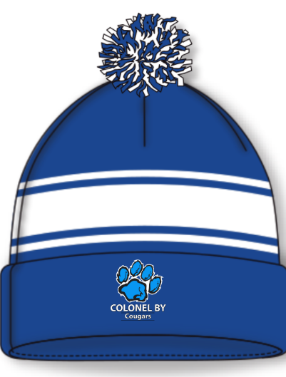 COLONEL BY AK POM POM HAT WITH EMBROIDERED LOGO
