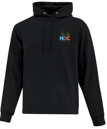 ÉCOLE ÉLÉMENTAIRE CATHOLIQUE NOTRE DAME DES CHAMPS ATC COTTON HOODIE WITH LEFT CHEST LOGO