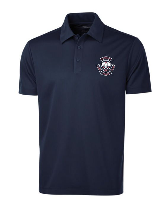 ROCKCLIFFE LAWN TENNIS CLUB EAGLE POLO SHIRT WITH HEAT PRESSED LOGO ON LEFT CHEST