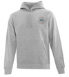 ROCKCLIFFE LAWN TENNIS CLUB GILDAN COTTON FLEECE HOODIE WITH HEAT PRESSED LEFT CHEST LOGO