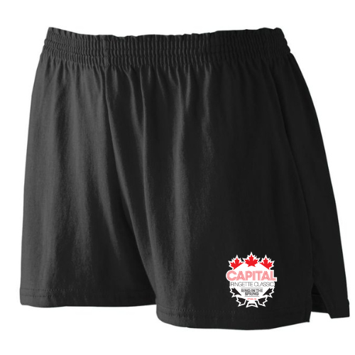 CAPITAL RINGETTE CLASSIC LADIES WAYFARER SHORTS WITH PRESS ON LOGO