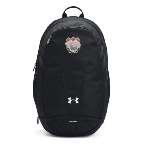 CAPITAL RINGETTE CLASSIC UNDER ARMOUR HUSTLE 5.0 TEAM BACKPACK WITH EMBROIDERED LOGO