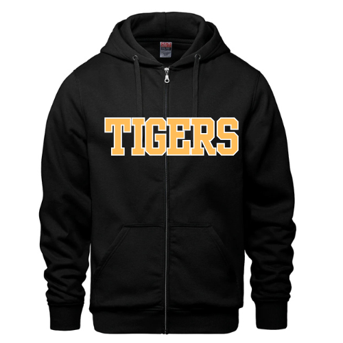 ST MATTHEW'S HIGH SCHOOL SURFER FULL ZIP HOODIE WITH FULL FRONT APPLIQUE