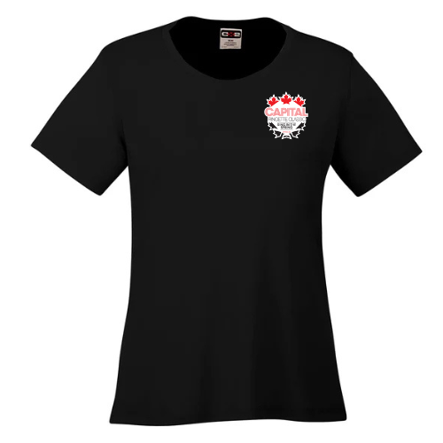 CAPITAL RINGETTE CLASSIC   DRYFIT TSHIRT SHORT SLEEVE WITH SMALL CRC LEFT CHEST LOGO
