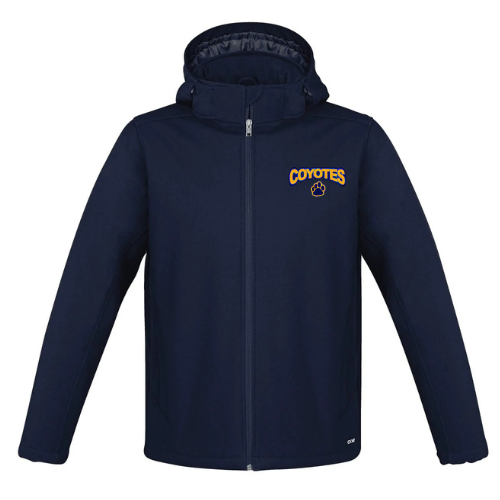 RUSSELL COYOTES CX2 WINTER JACKET W/ REMOVABLE HOOD WITH EMBROIDERED LEFT CHEST LOGO