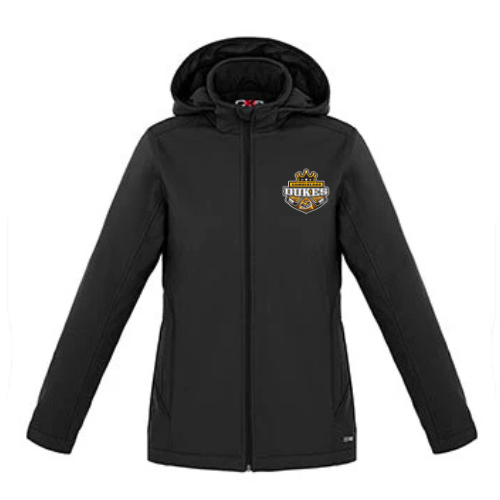 CUMBERLAND DUKES LADIES INSULATED WINTER SOFTSHELL W/ REMOVABLE HOOD