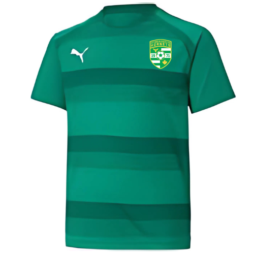 HORNETS PUMA TEAM VISION GAME JERSEY WITH HEAT PRESSED LOGO AND BACK NUMBER