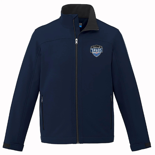 CUMBERLAND JR GRADS LIGHTWEIGHT SOFTSHELL JACKET WITH EMBROIDERED LEFT CHEST LOGO