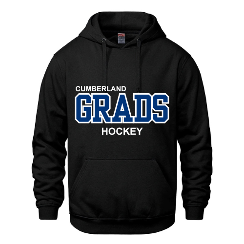 CUMBERLAND JR GRADS VAULT HOODIE WITH WITH "MIDNIGHT SERIES" TWILL APPLIQUE