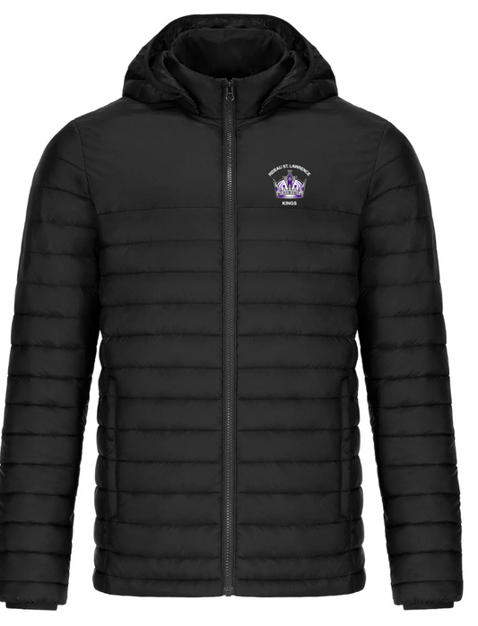 RIDEAU ST LAWRENCE KINGS CX2 PUFFY JACKET WITH DETACHABLE HOOD AND EMBROIDERED LEFT CHEST LOGO