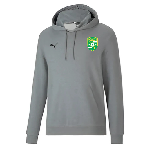 HORNETS PUMA TEAMGOAL 23 CASUALS HOODY WITH LEFT CHEST LOGO