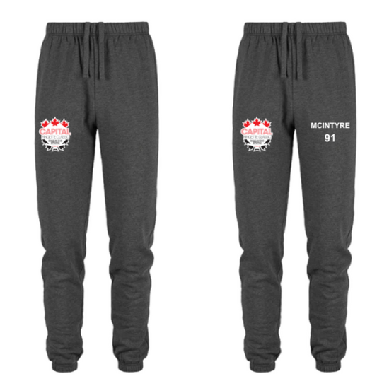 CAPITAL RINGETTE CLASSIC CSW DASH SWEATPANTS WITH HEAT PRESS CRC LOGO ON LEG