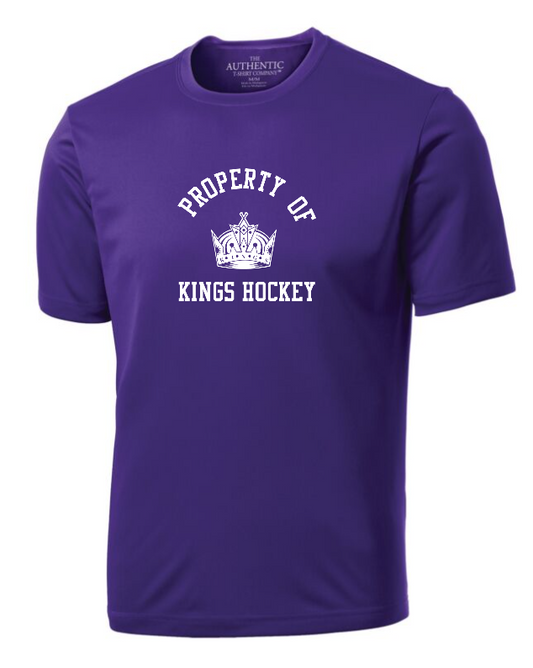 RIDEAU ST LAWRENCE KINGS ATC DRYFIT SHORT SLEEVE TSHIRT WITH FRONT HEAT PRESS LOGO